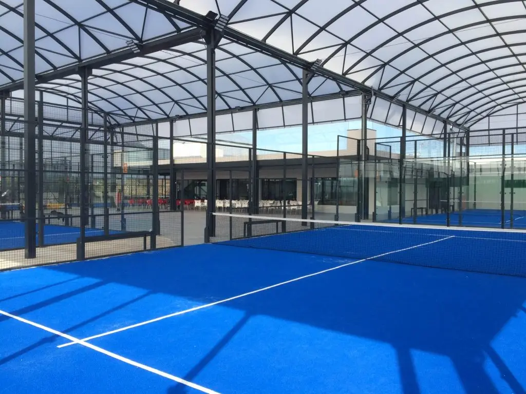 Padel Court covered with canopy