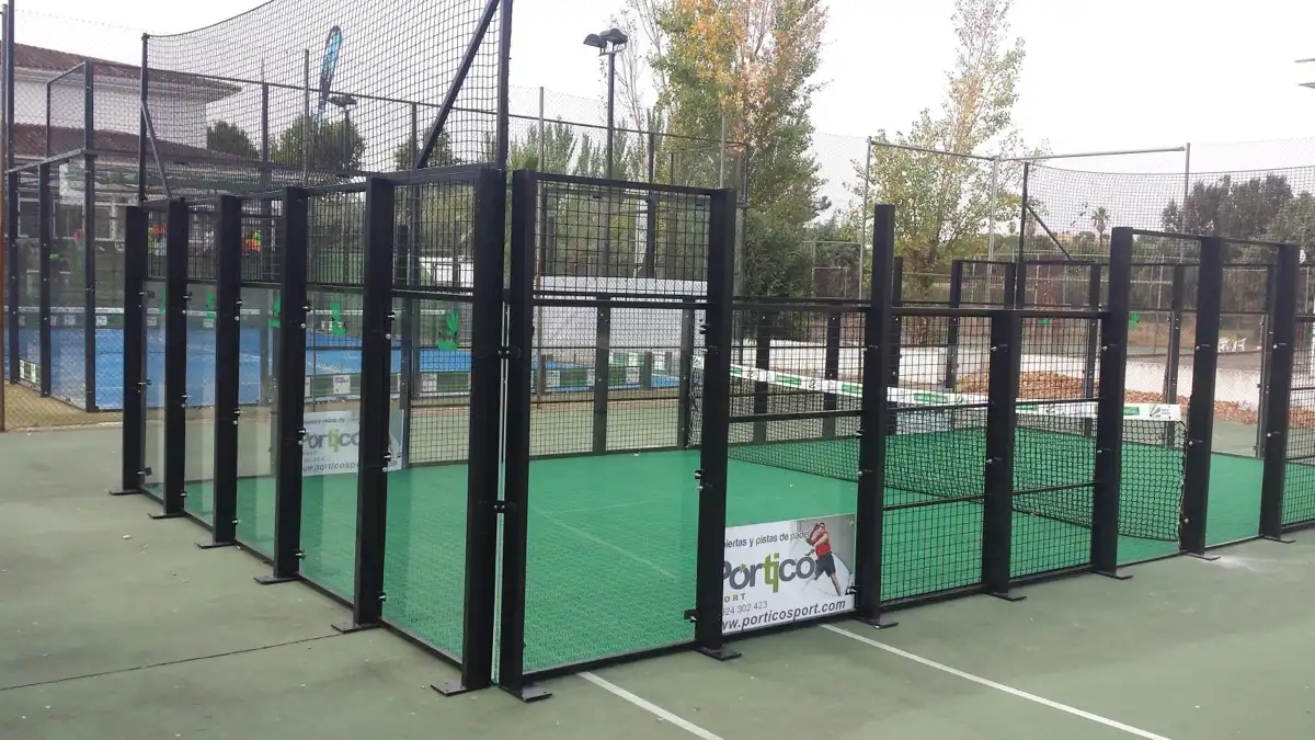 Teddy Padel mini court at Hexagon Cup in Spain