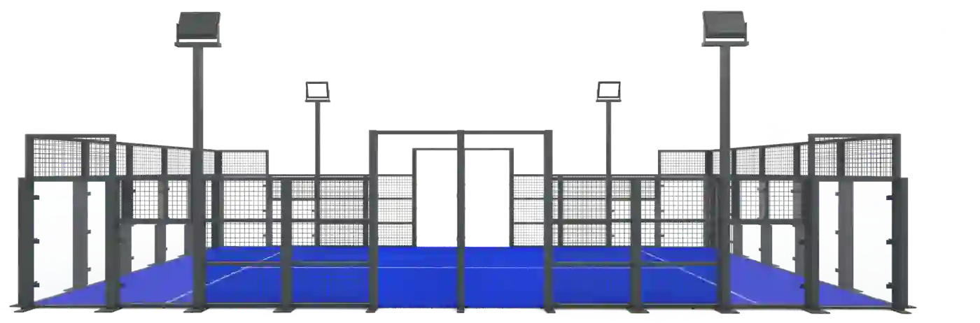 Mini court front view