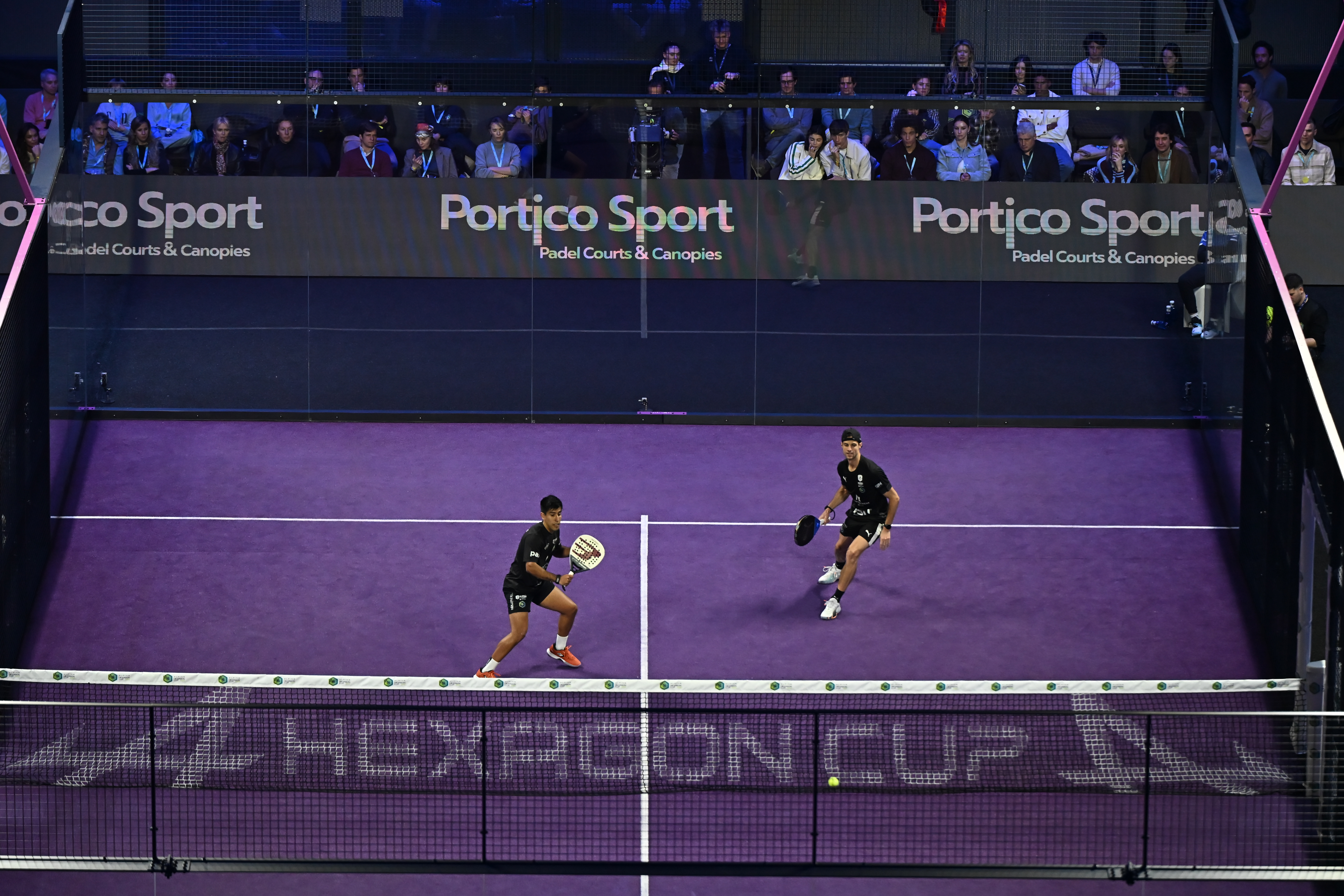 Official padel court of Hexagon Cup