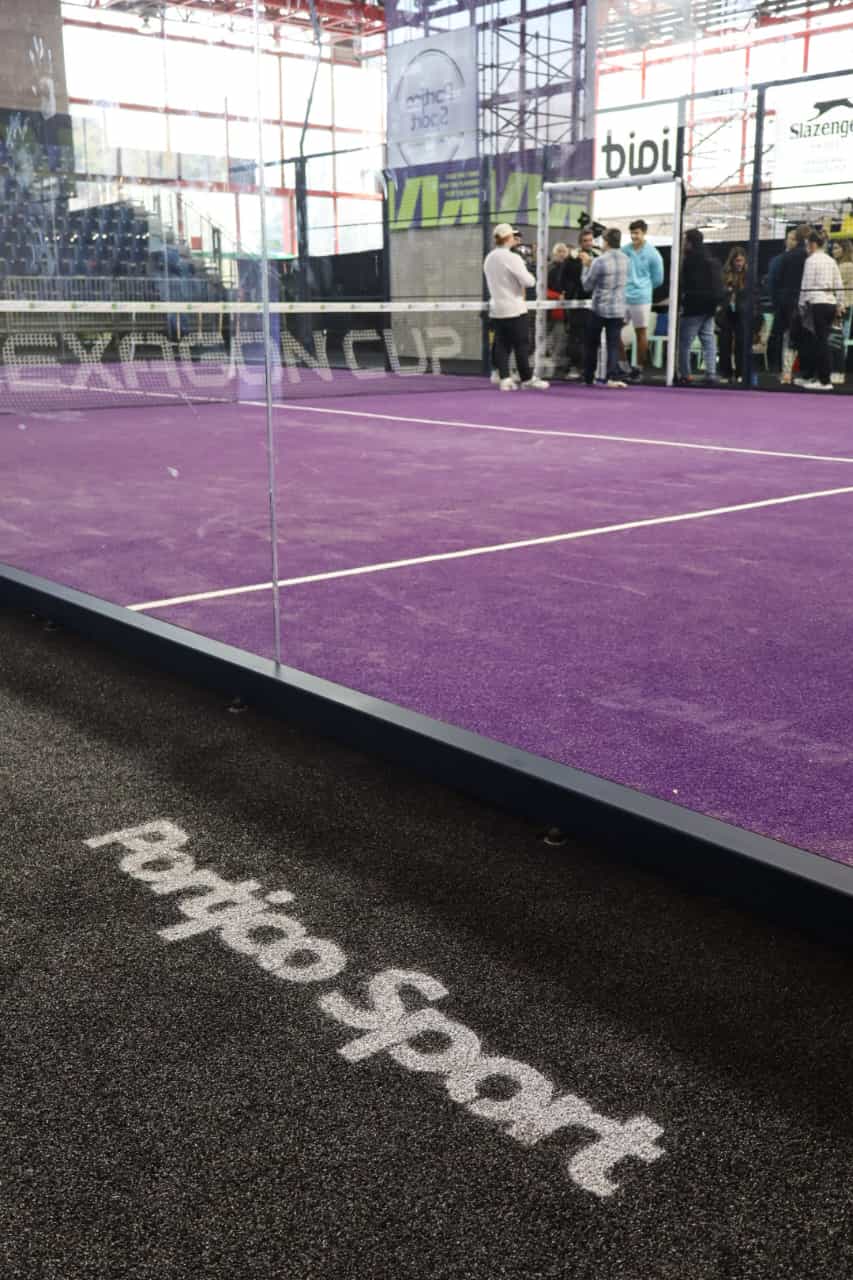 Official padel court of Hexagon Cup