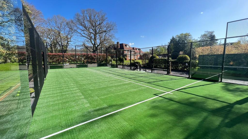 Padel court turf