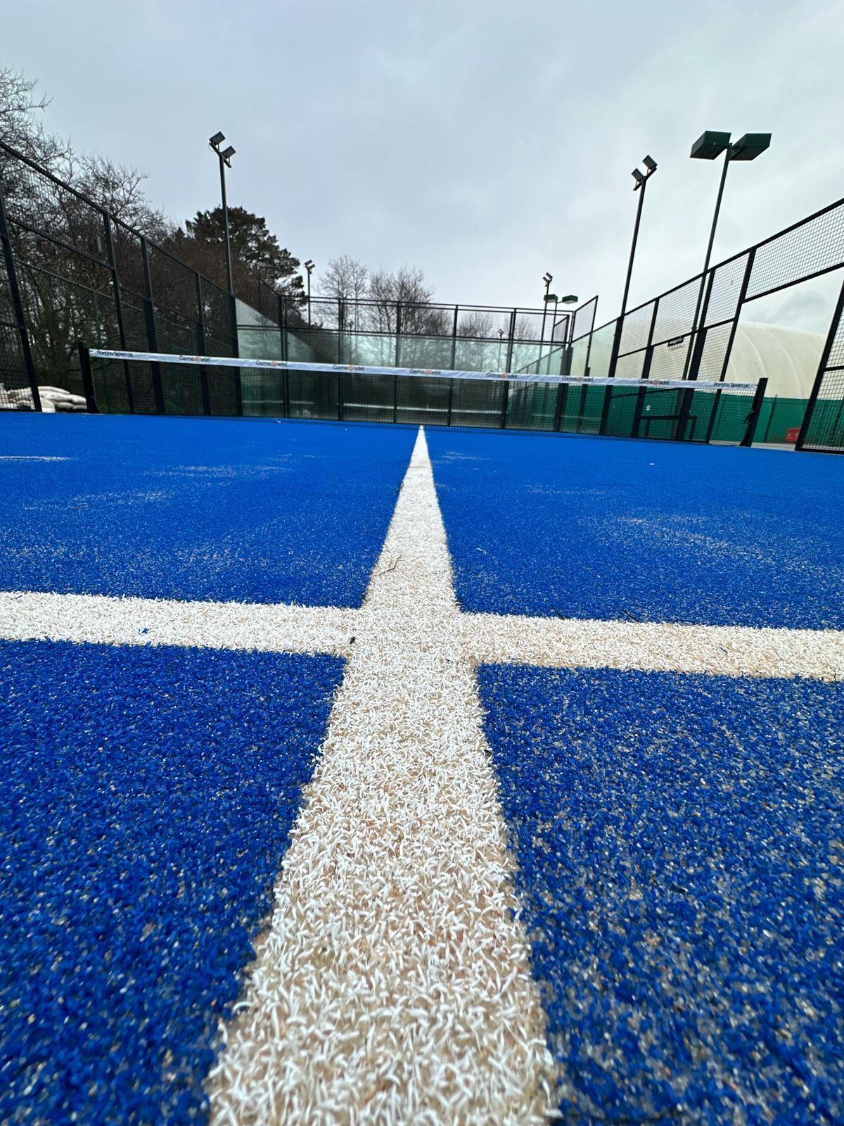 Padel court turf
