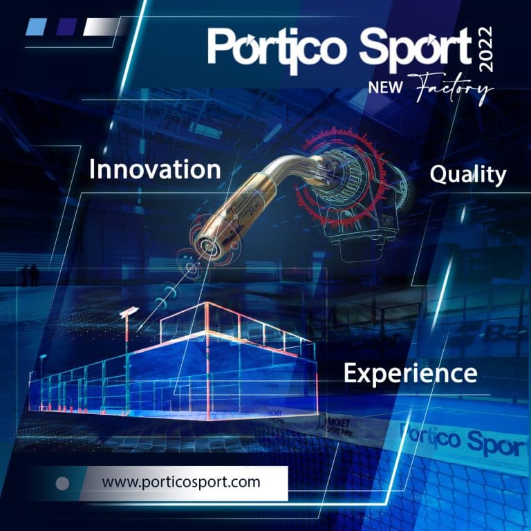 Portico Sport contará en 2022 con una gran fábrica de cubiertas y pistas de pádel con la técnología más puntera del mercado