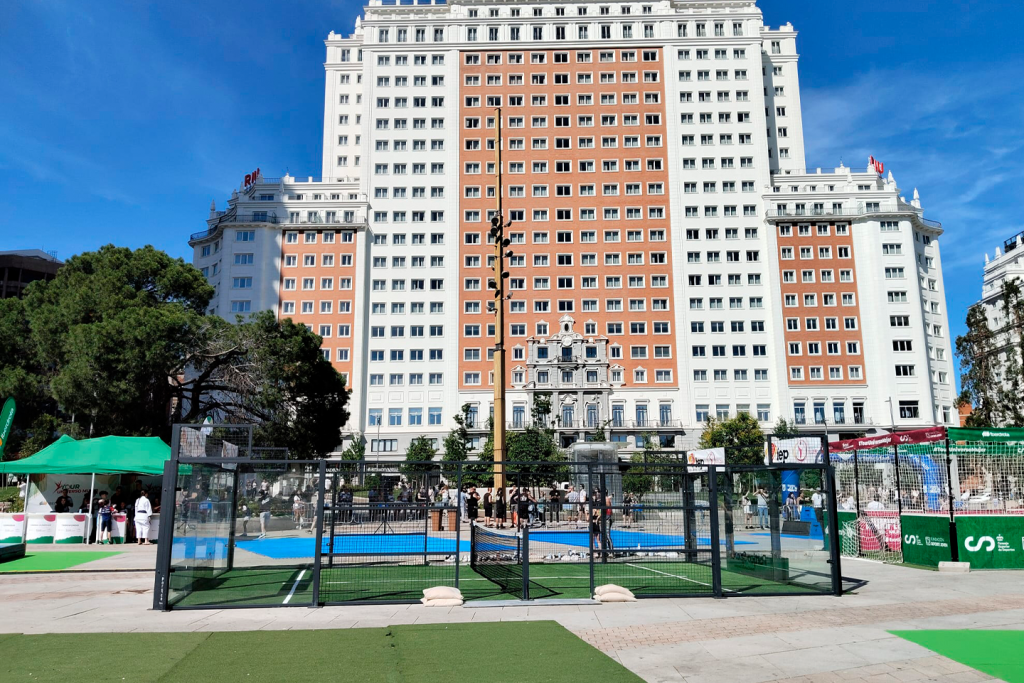Evento de pádel Portico Sport en Madrid