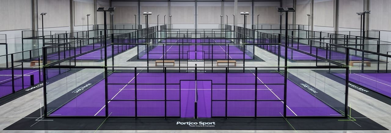 Banner Pistas Panorámica en tamaño grande Portico Sport