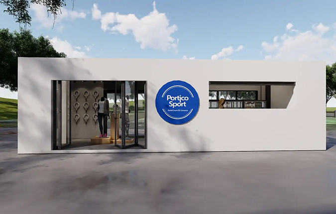 Container modular para club deportivo