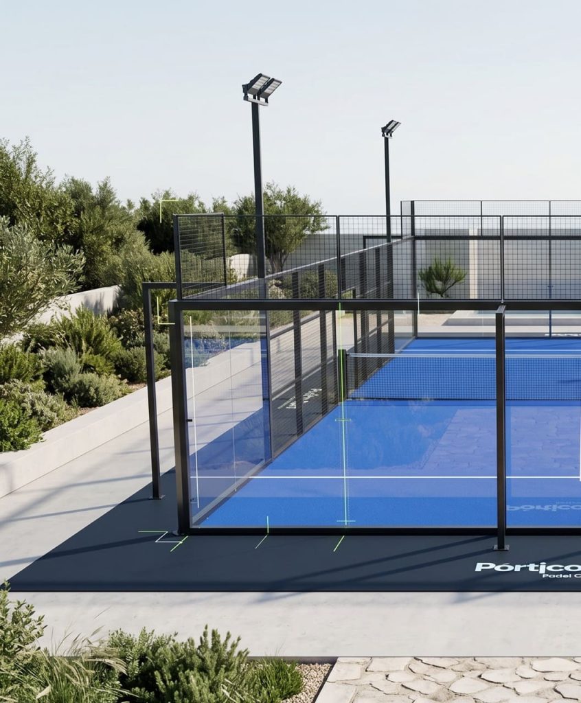 Mitad Pista Tournament + tech Ext frontal 1 en tamaño grande Portico Sport
