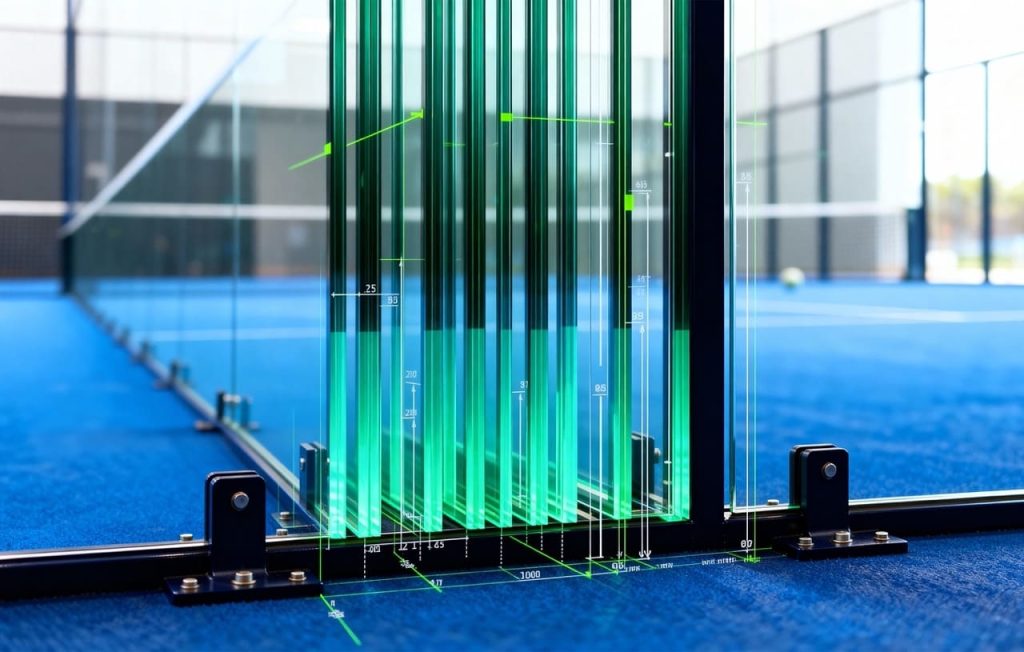Vinilo laminado en tamaño grande para pista de pádel Portico Sport