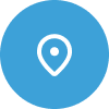 Icono de dirección para contacto