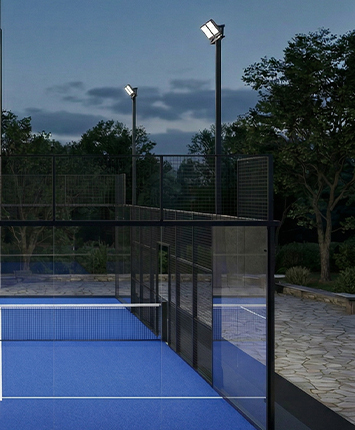Pista ACE de alto rendimiento con iluminación