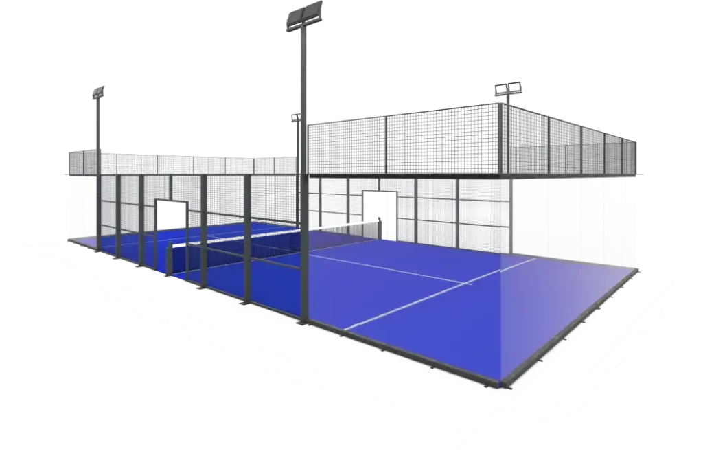 Pista Tournament Portico Sport con medidas