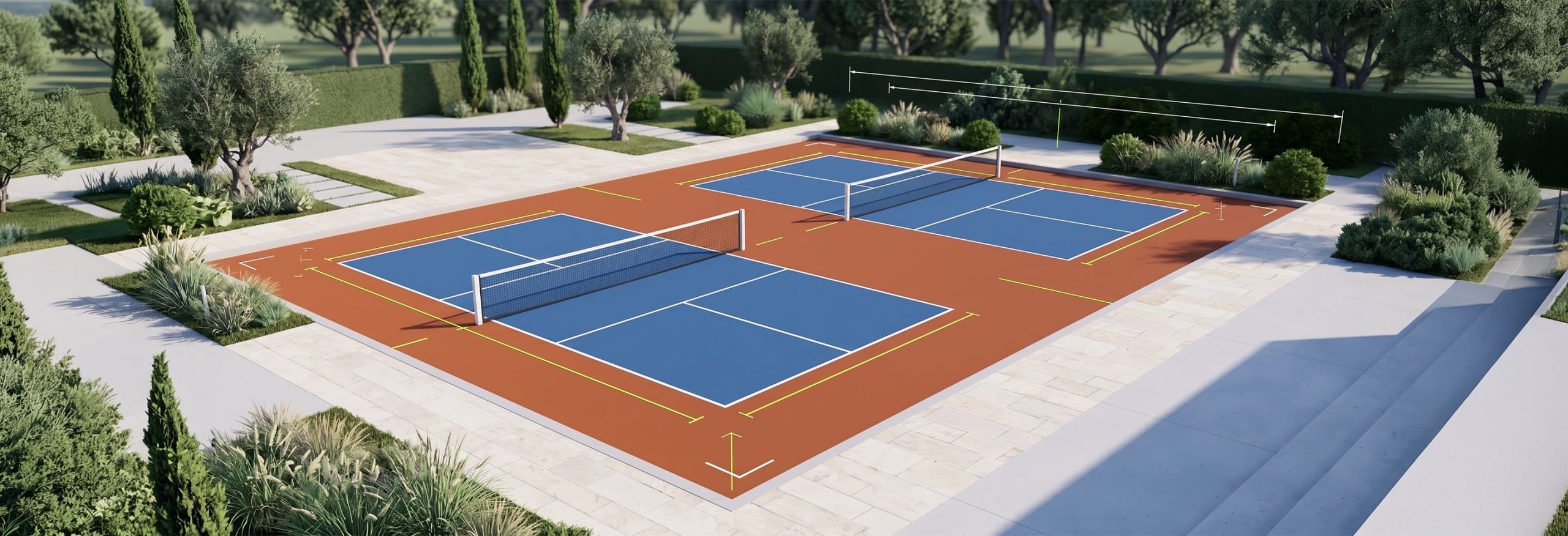 Banner Pista pickleball tech de Portico Sport