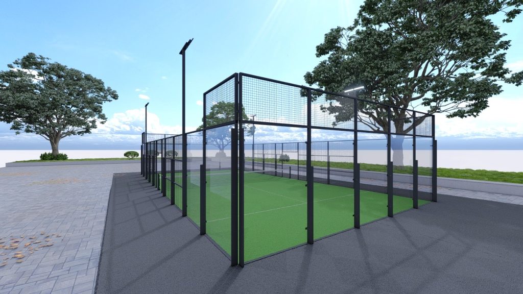 Pista de pádel Club lateral