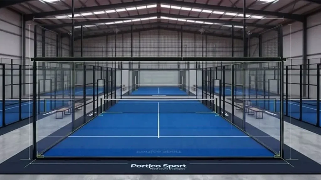 Cancha de pádel Panoramic Plus de Portico Sport
